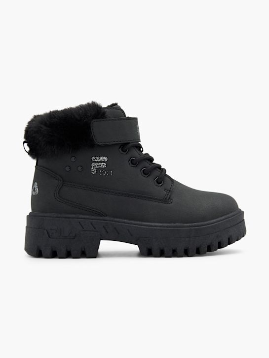 fila lace-up boot black deichmann