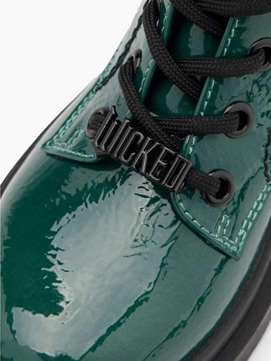 wicked lace-up boot grün deichmann