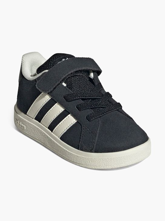 adidas grand court 00s el ich trainer in schwarz deichmann