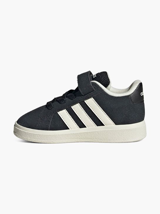 adidas grand court 00s el ich trainer in schwarz deichmann