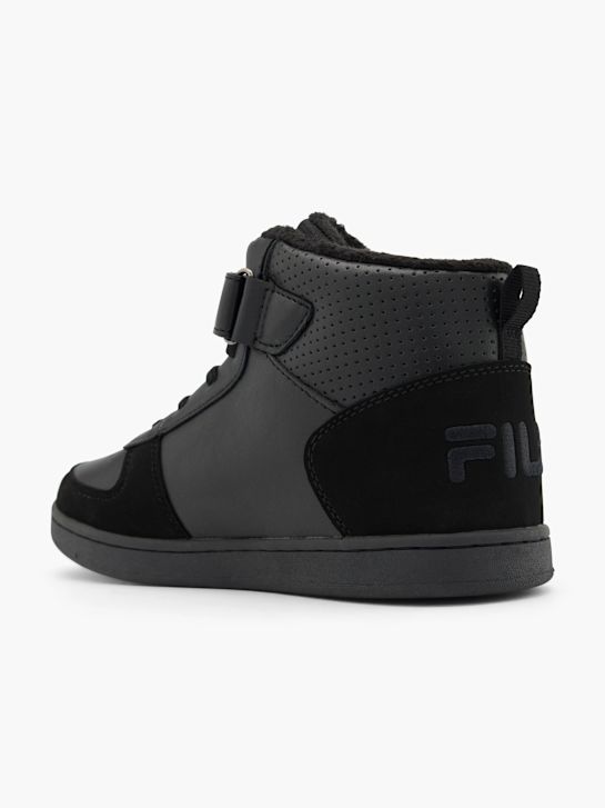 fila high top trainer in black deichmann