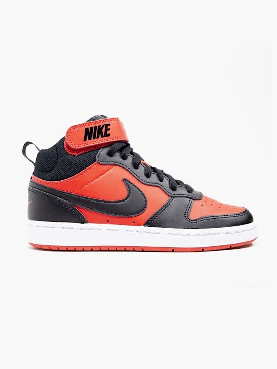 nike court borough mid 2 high-top trainers red deichmann
