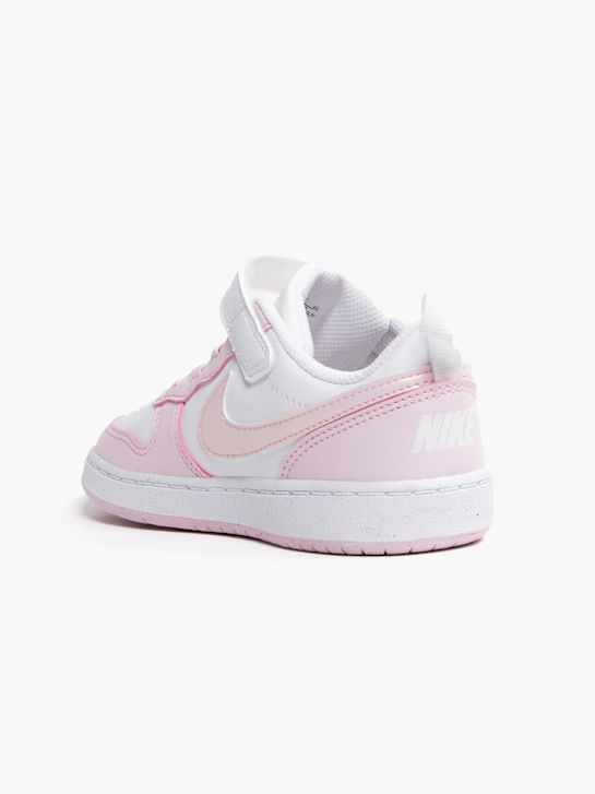 nike court borough low recraft trainer pink deichmann