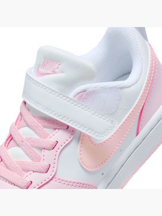 nike court borough low recraft trainer pink deichmann