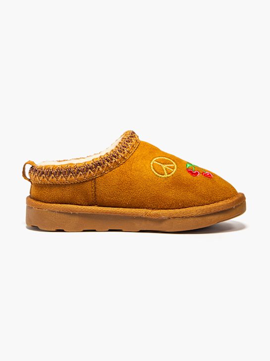 graceland geschlossene slipper braun deichmann