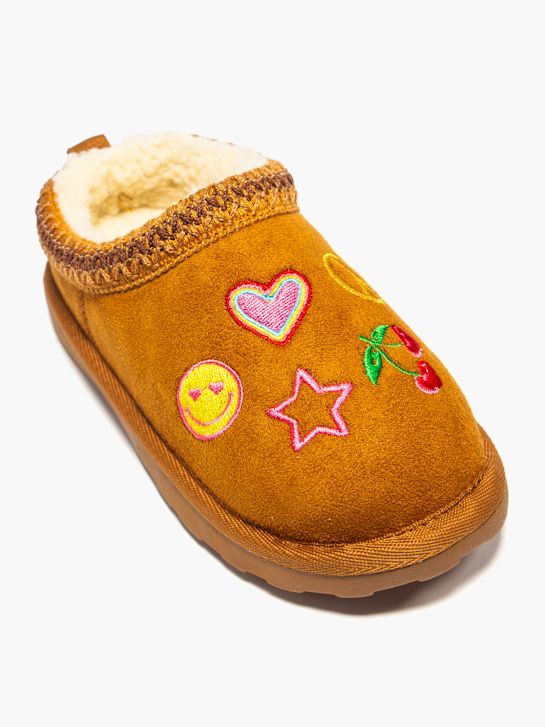 graceland geschlossene slipper braun deichmann