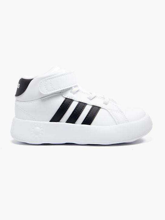 adidas grand court mid i high-top trainers white deichmann