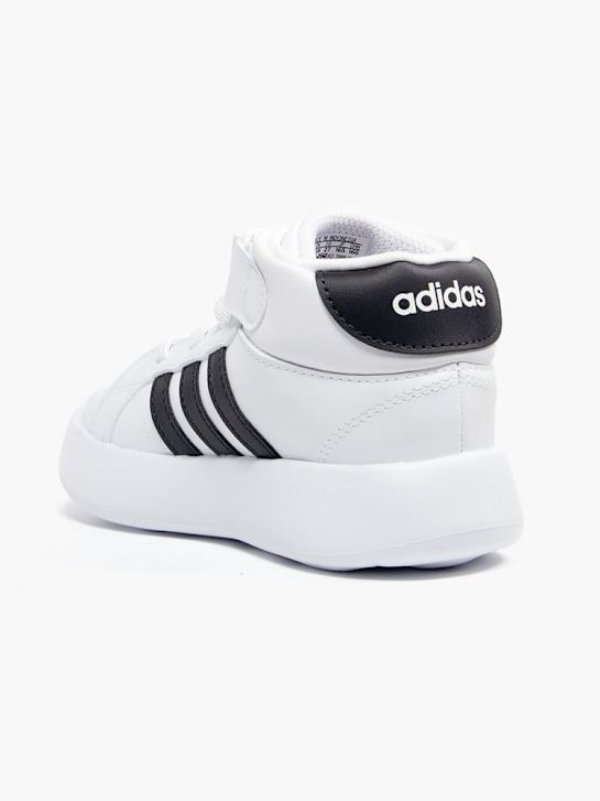 adidas grand court mid i high-top trainers white deichmann