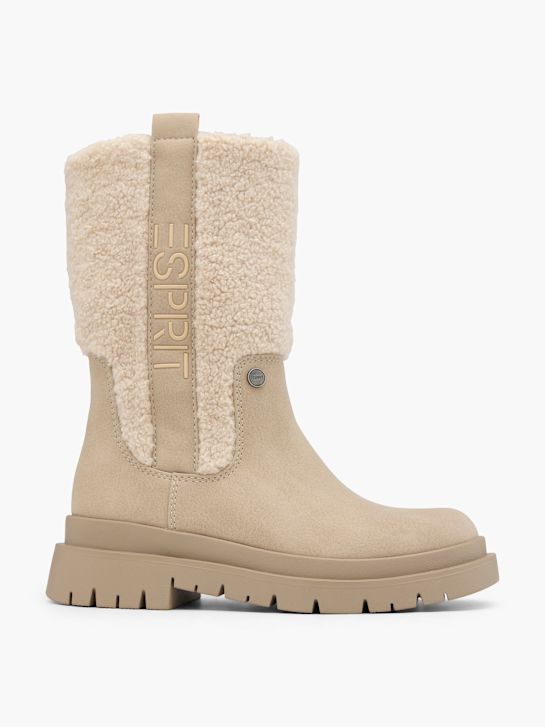 esprit knee high boot-beige deichmann