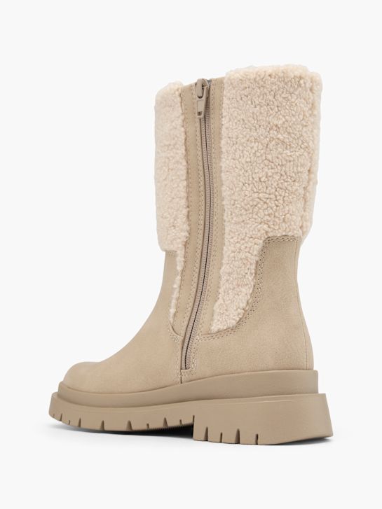 esprit knee high boot-beige deichmann