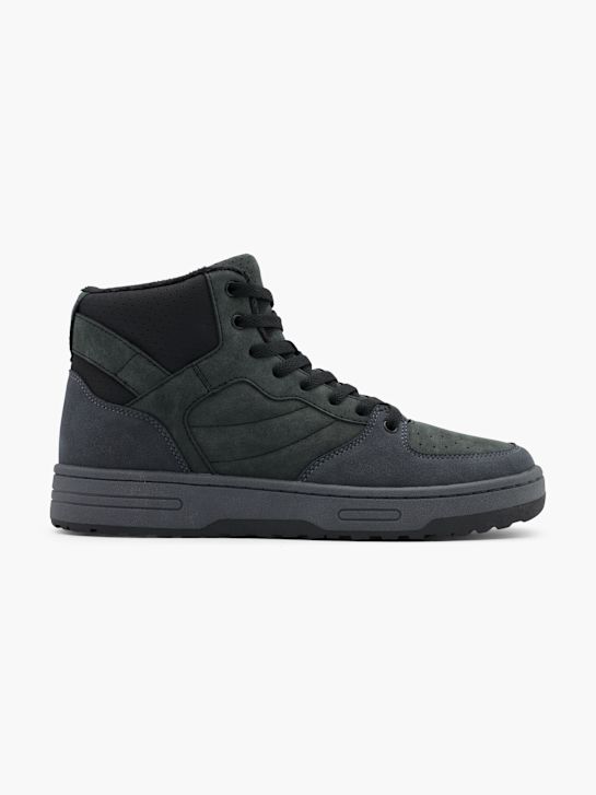 vty high-top trainers black deichmann