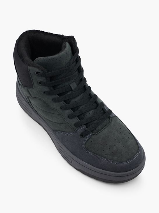 vty high-top trainers black deichmann