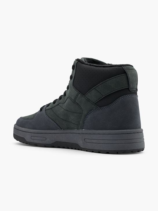 vty high-top trainers black deichmann