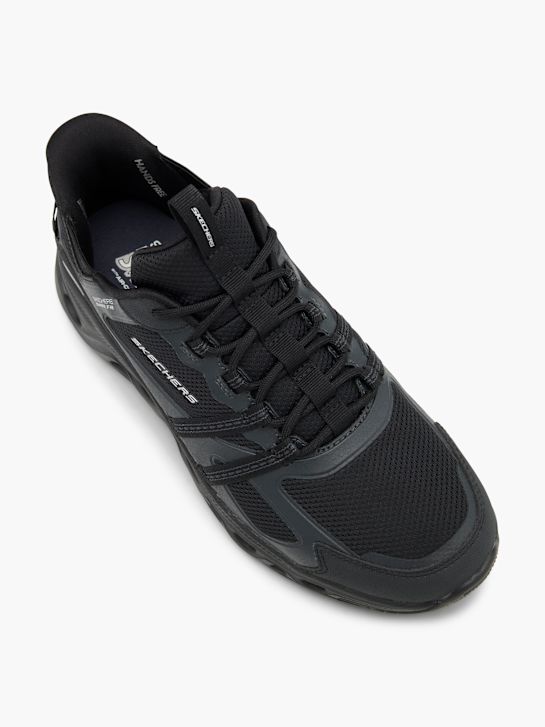 skechers swift-fit-slip-on trainers black deichmann