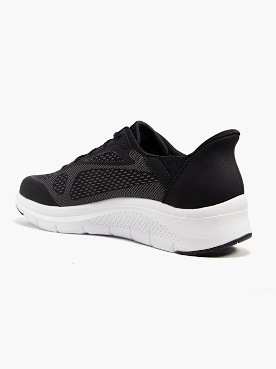 skechers arch komfort amp schnelle fit trainer black deichmann