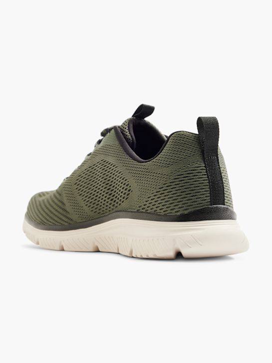 skechers burns 2.0 slip-on trainer khaki deichmann