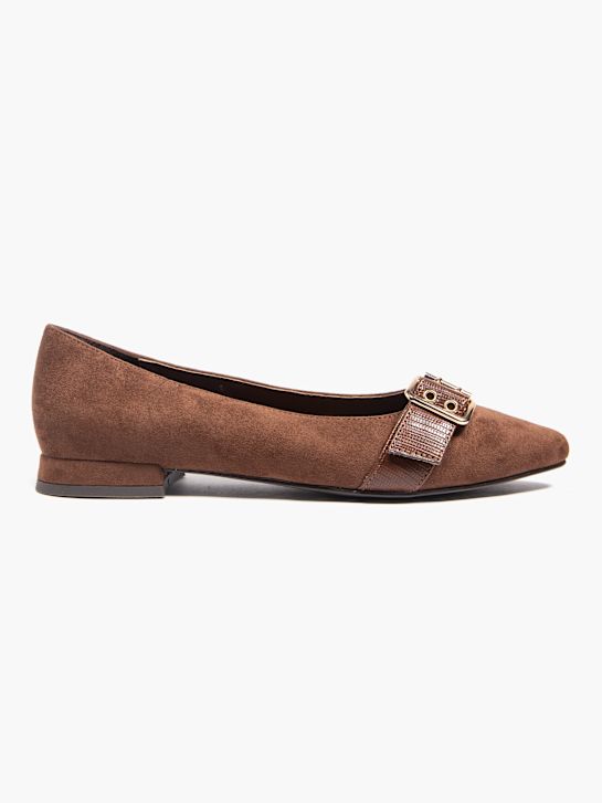 catwalk ballet flat brown deichmann