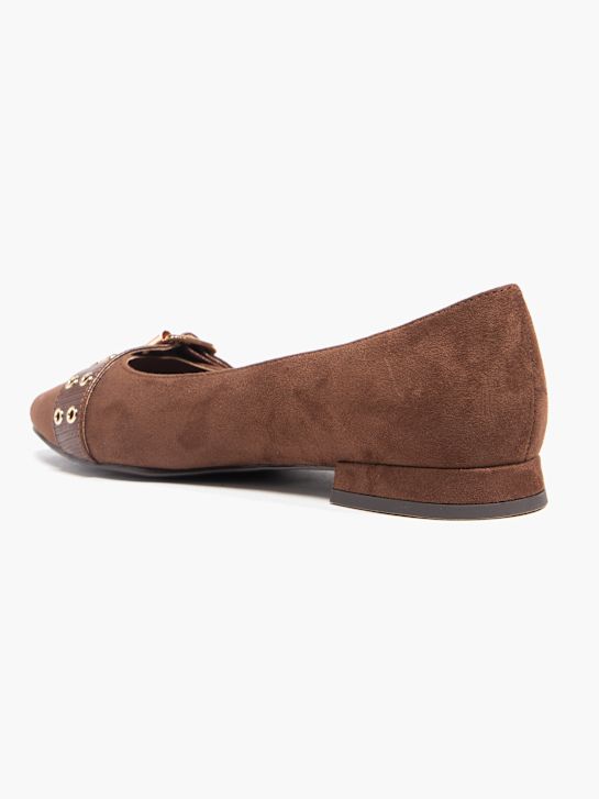 catwalk ballet flat brown deichmann