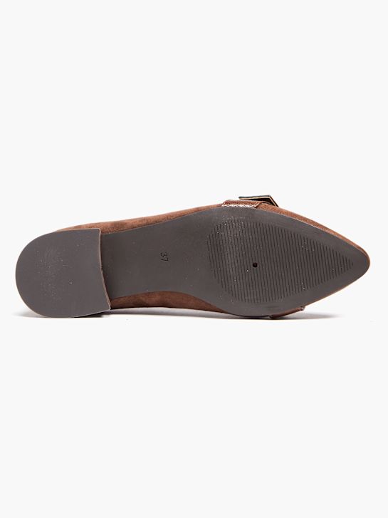 catwalk ballet flat brown deichmann