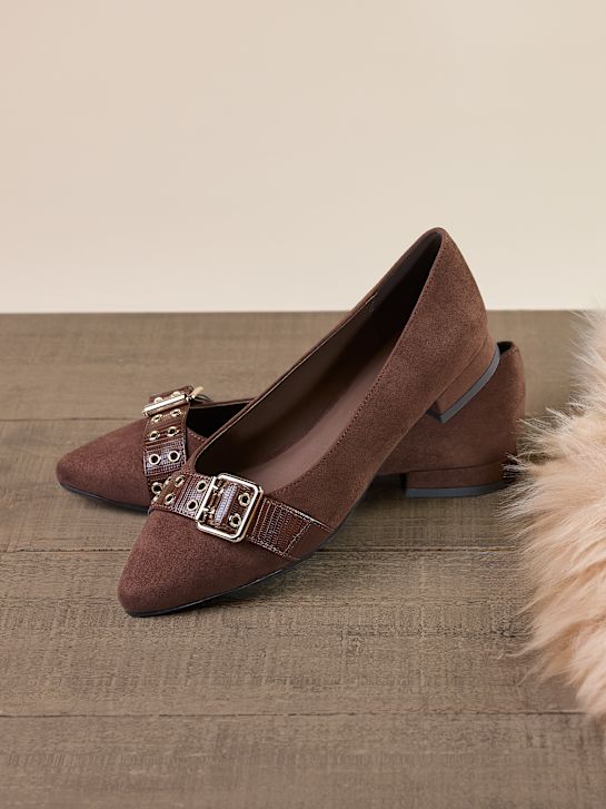 catwalk ballet flat brown deichmann