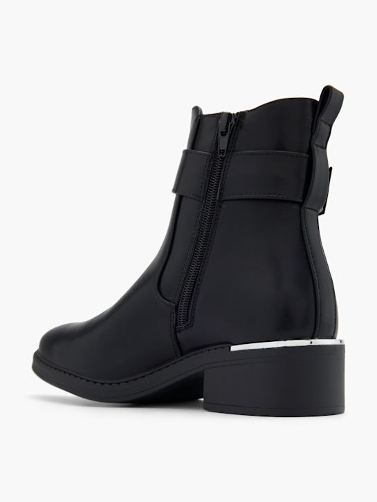 graceland heeled chelsea boot-black deichmann