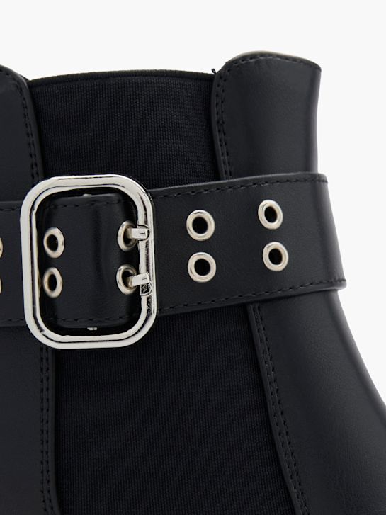 graceland heeled chelsea boot-black deichmann
