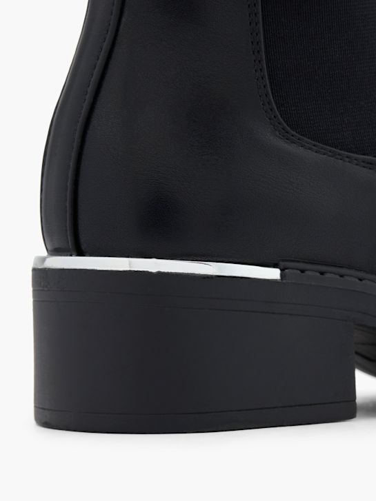 graceland heeled chelsea boot-black deichmann