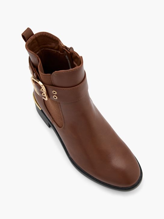 graceland heeled chelsea boot beige deichmann
