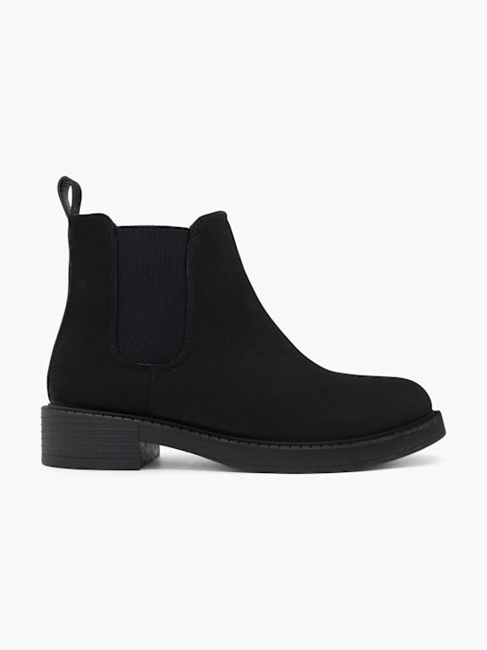 graceland heeled chelsea boot-black deichmann