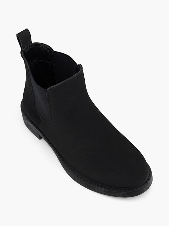 graceland heeled chelsea boot-black deichmann