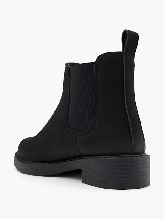 graceland heeled chelsea boot-black deichmann