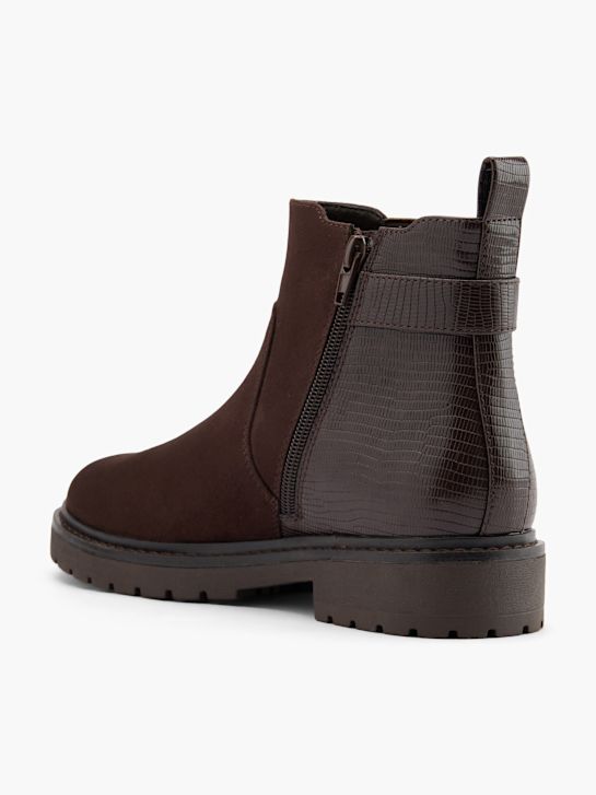 graceland heeled chelsea boot-braun deichmann
