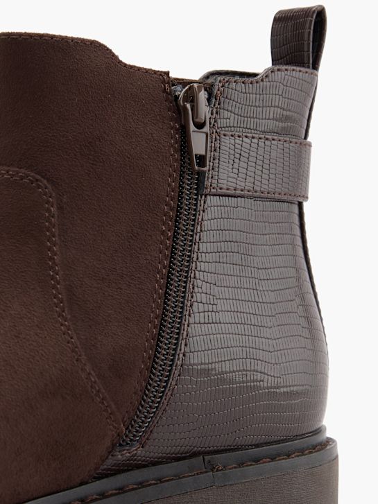 graceland heeled chelsea boot-braun deichmann