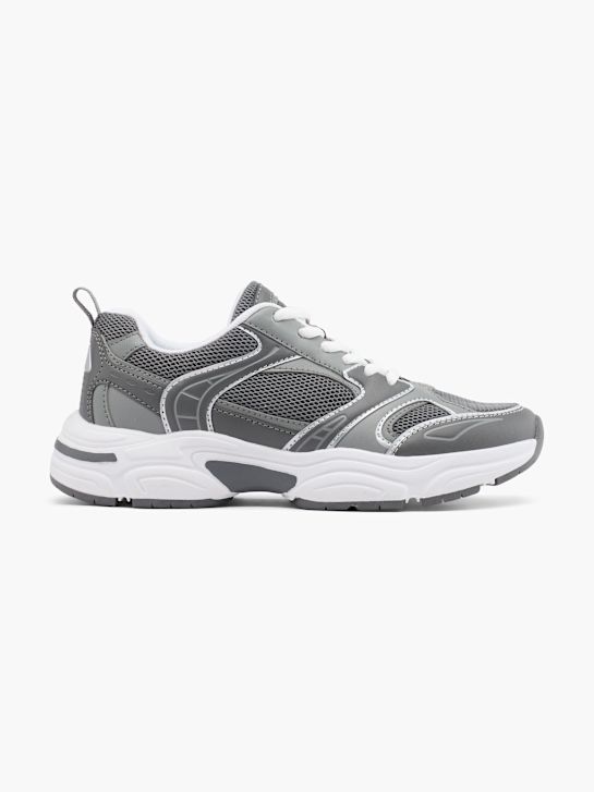 graceland chunky trainer grau deichmann