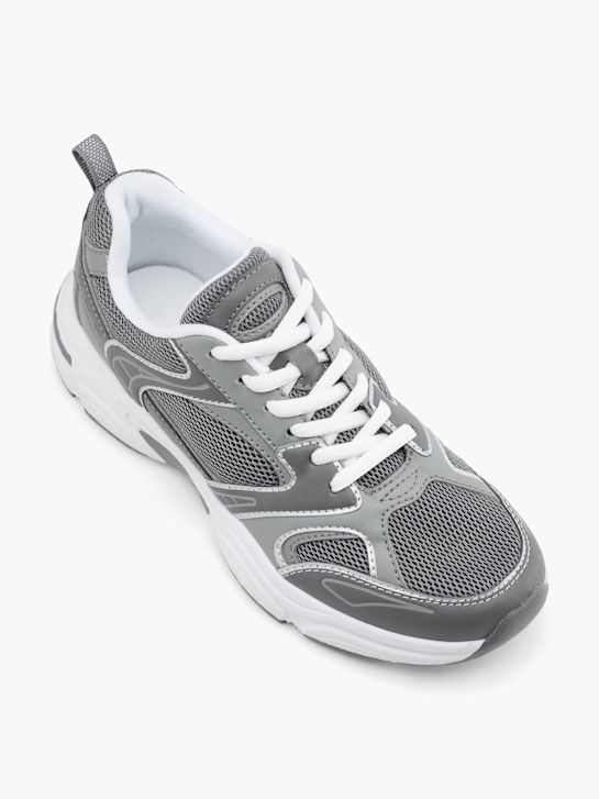 graceland chunky trainer grau deichmann
