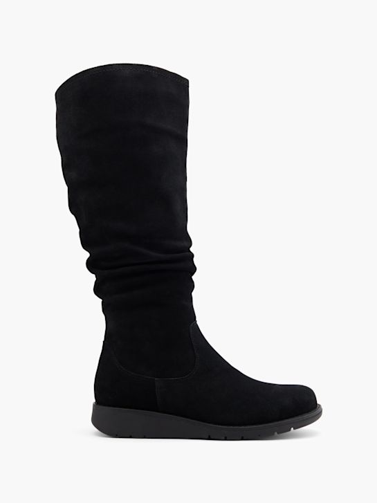 hush welpen kniehohe stiefel schwarz deichmann