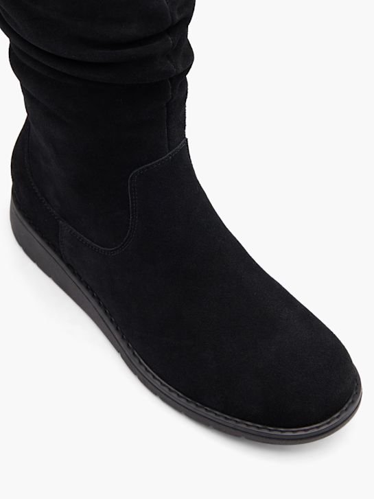 hush welpen kniehohe stiefel schwarz deichmann