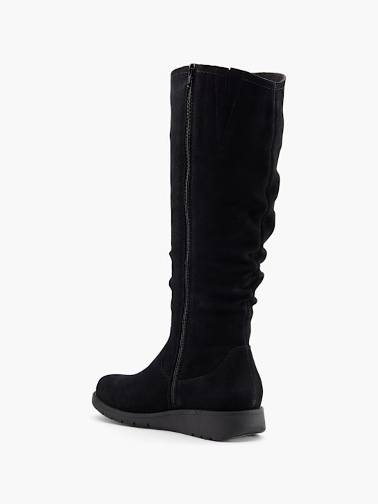 hush welpen kniehohe stiefel schwarz deichmann