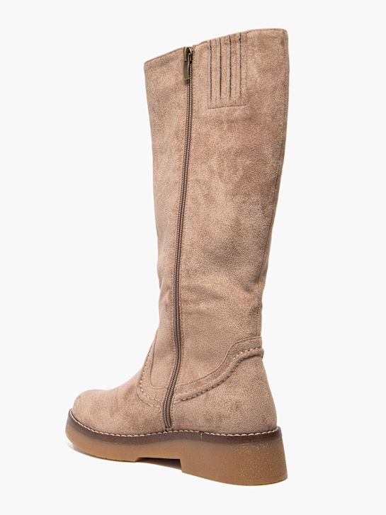 wrangler knee high boot-beige deichmann