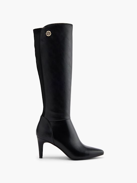 esprit knee high boot black deichmann
