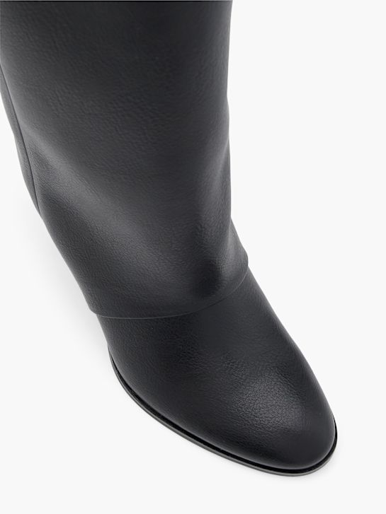 catwalk knee high boot black deichmann