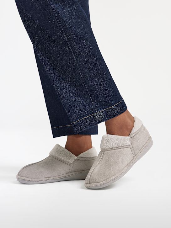 casa mia geschlossene pantoffel grau deichmann