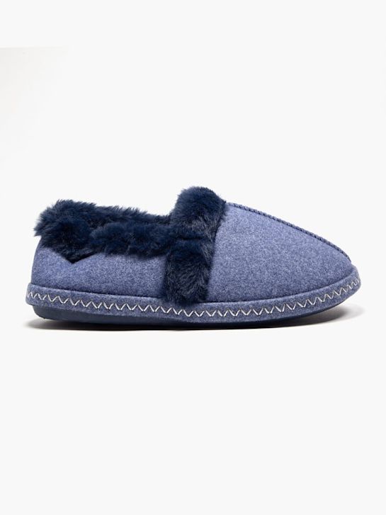 casa mia geschlossene slipper blau deichmann