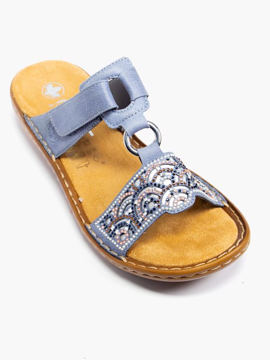 rieker sandale blau deichmann