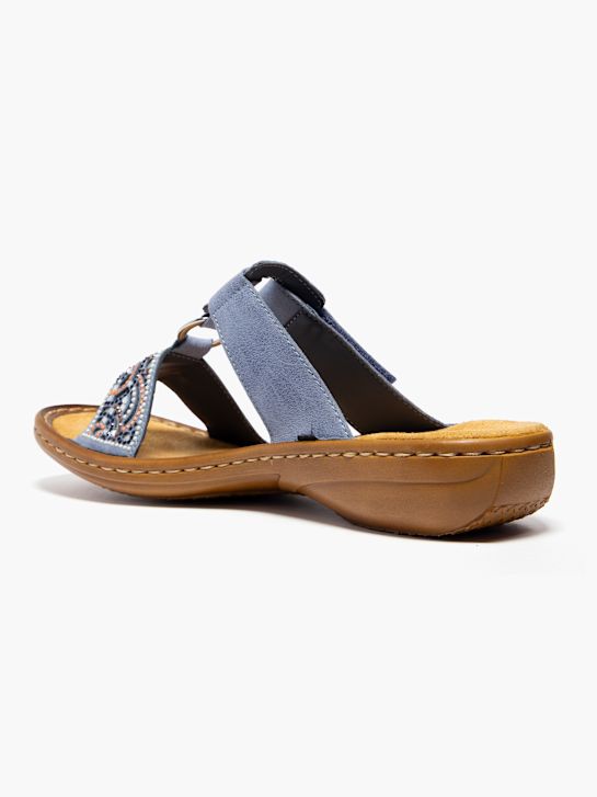 rieker sandale blau deichmann