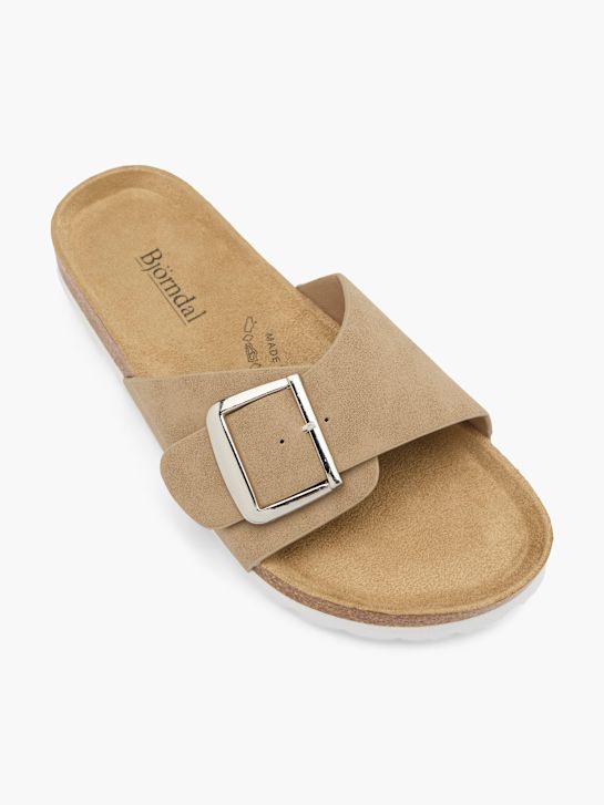 graceland-fußbett sandale taupe deichmann