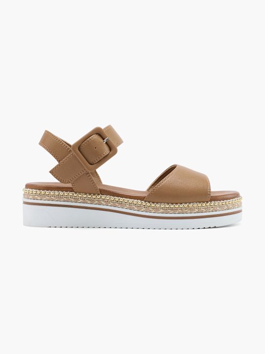 graceland sandale cognac deichmann