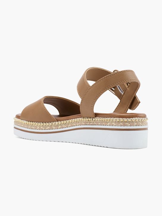 graceland sandale cognac deichmann