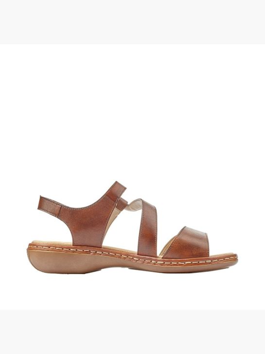 rieker sandale braun deichmann