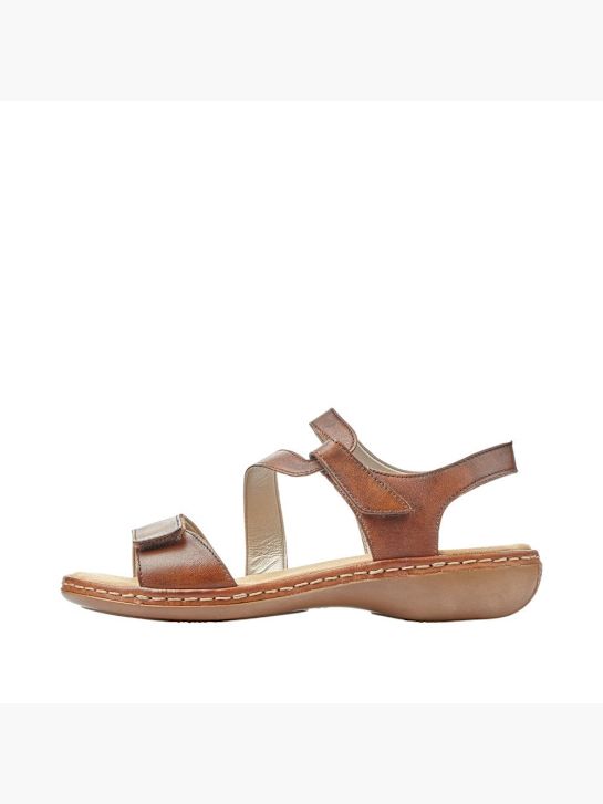 rieker sandale braun deichmann